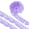 1Pc Double Layer Pleated Lace Ribbon OCOR-BC0007-97C-1
