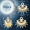 SUNNYCLUE 30Pcs Rack Plating Alloy Pendants FIND-SC0003-86-2