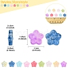 30Pcs Baking Paint Glass Beads GLAA-FS0001-97B-4