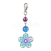 201 Stainless Steel Filigree Pendant Decorations HJEW-JM02503-4