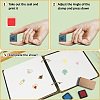 Square Wooden Stamps DIY-WH0546-008-3