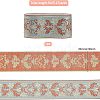 Ethnic style Embroidery Polyester Ribbons OCOR-WH0079-25C-2