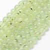 Natural Prehnite Beads Strands G-P322-47-10mm-1