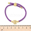 Adjustable Nylon Cord Bracelets X-BJEW-C096-01G-09-5