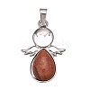 Synthetic Goldstone Pendants PW-WGD154C-04-1