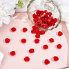 50Pcs Cinnabar Beads CARL-HY0001-04-4