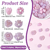 60Pcs 3 Styles Dyed Synthetic Coral Carved Beads CORA-SC0001-21B-2