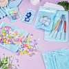50Pcs 5 Styles Macaron Color Plastic Yin-yang Resealable Bags OPP-TADJ0001-03A-6