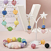  96Pcs 12 Colors Resin Rhinestone Beads RESI-TA0002-29-7