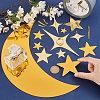   Star Acrylic Mirror Wall Stickers DIY-PH0017-37A-3