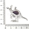 Natural Amethyst Pendants G-A176-A07-2