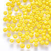 6/0 Baking Paint Glass Round Seed Beads SEED-S036-01C-05-1