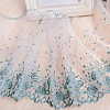 Milk Fiber Embroidery Lace Cloth Fabric PW-WG0F51D-05-1