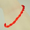 Nylon Rattail Satin Cord Bracelet Making AJEW-JB00019-02-2