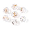 Handmade Foil Glass Beads FOIL-N029-10H-2