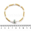 Brass Beaded Stretch Bracelets for Women BJEW-G736-03A-5