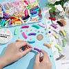   Curved Tube Chunky Bracelet Making Kit DIY-PH0009-46-3