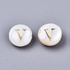 Natural Freshwater Shell Beads SHEL-S266-12V-2