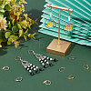 100Pcs 2 Colors 304 Stainless Steel Leverback Earring Findings STAS-BBC0001-56-5
