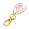 Teardrop Glass Dried Flower Pendant Decoration KEYC-JKC00978-5