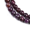 Natural Gemstone Ruby Round Beads Strands G-O017-7mm-06-3