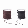 2Rolls 2 Colors Round Elastic Cord Wrapped by Nylon Thread EC-SZ0001-06-4