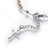 304 Stainless Steel Charm Bracelets BJEW-P258-16-3