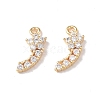 Brass Micro Pave Cubic Zirconia Pendants KK-I702-55G-2