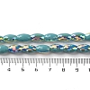 AB Color Plated Electroplate Beads Strands EGLA-H104-03F-4