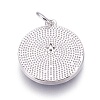 Brass Enamel Pentacle Pendants KK-O113-05C-P-2