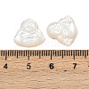 Natural White Shell Carved Cabochons SSHEL-B006-04-4