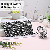 24.5~25 yards Two Tone Polyester Wave Lace Trim Ribbon OCOR-GF0004-35A-5