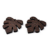 Natural Wenge Wood Pendants WOOD-T023-49B-01-3