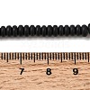 Natural Black Onyx(Dyed & Heated) Beads Strands G-P575-A37-4x2mm-5
