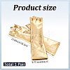 Half Finger Patent Leather Shiny Fingerless Gloves AJEW-WH20080-06A-2