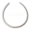 Iron Open Cuff Snake Chain Choker Necklaces for Women NJEW-M085-04P-1