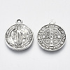 (TIBEB-A9489-AS-FF) Tibetan Style Alloy Pendants TIBEP-N005-12AS-RS-2