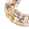 Natural Dendritic African Opal Beads Strands G-G345-C21-2x4mm-4