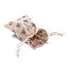 Cotton Gift Packing Pouches Drawstring Bags X-ABAG-B001-01B-01-4