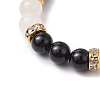 Natural Gemstone Beads Stretch Bracelets for Women BJEW-TA00573-6