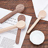 Gorgecraft 4Pcs 2 Style Walnutwood & Beechwood Spoon Mold DIY-GF0005-08-5