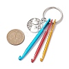 Aluminum Crochet Hooks Keychain KEYC-JKC01013-06-3