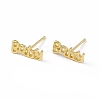 Brass Word Baby Stud Earrings for Women KK-A172-20G-2