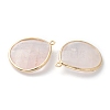 Natural Rose Quartz Pendants G-B009-07G-B-2