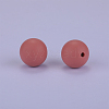 Round Silicone Focal Beads SI-JX0046A-76-2