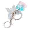 Butterfly Shape Resin & Acrylic Keychain KEYC-JKC01067-02-4