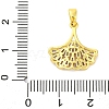 Frech Style Brass Micro Pave Cubic Zirconia Pendants KK-A232-05B-G-3