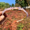 Natural Lilac Jade Hair Bands PW-WGC1C33-61-1