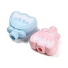 Two Tone Opaque Enamel Acrylic Beads AC-CBAD9B6-04-2