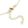 Brass Micro Pave Clear Cubic Zirconia Pendant Necklaces NJEW-B101-03G-02-3